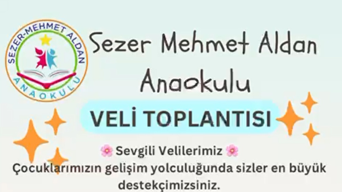 DÖNEM BAŞI VELİ TOPLANTIMIZA SİZLERİ BEKLİYORUZ